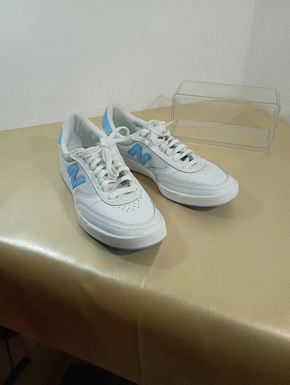 NEW BALANCE Mens SZ 10 D 440 WHITE BABY BLUE SKATE SHOE SNEAKER NM440ZMD